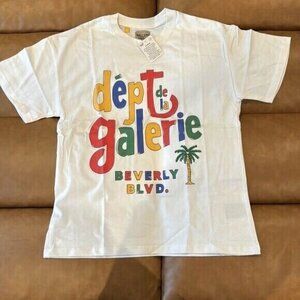 Gallery Dept dept de la gallery White T-Shirt Mens Size Large